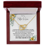 Mother-In-Law Necklace, Mother In Law Necklace Gift - Man Of My Dream Necklace From Your Daughter In Law Mother's Day Interlocking Hearts Necklace