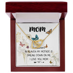 Mom Necklace Gift -Love You Always And Forever - Mother's Day Gift Mother's Day Interlocking Hearts Necklace