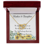 Mother Necklace - No Matter What - I Will Always Love You Mom Necklace Mother's Day Interlocking Hearts Necklace