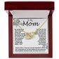 Mom Necklace -To My Mom - I Need To Say I Love You, Mom... I Do - Mother's Day Gift Mother's Day Interlocking Hearts Necklace