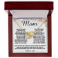 To my Amazing Mom Gift From Son Mother's Day Necklace Mother's Day Interlocking Hearts Necklace