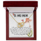 Mom Necklace, Gift Necklace For Mom Always Love You, Mother Necklace Mother's Day Interlocking Hearts Necklace