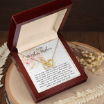 Bonus Mom Necklace, To My Other Mother Necklace, Gift For Second Mom, Mother-In-Law, Bonus Mom Mother's Day Interlocking Hearts Necklace