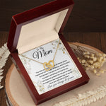 Mom Necklace - To My Mom - Love You Always And Forever - Mother's Day Gift Mother's Day Interlocking Hearts Necklace