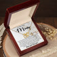 Mom Necklace, Best Mother's Day Gift - To My Mom Best Necklace Mother's Day Interlocking Hearts Necklace