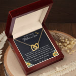 To My Future Mother In Law, Wedding For Her Mother's Gift Necklace Mother's Day Interlocking Hearts Necklace
