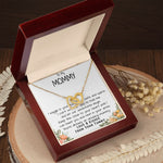 Mommy Necklace, To My Mommy Necklace, Gift For Mom To Be Necklace, Gift For First Time Mom, Expecting Mother Necklace, New Mom Necklace Gift Mother's Day Interlocking Hearts Necklace