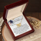 Mother-In-Law Necklace, Necklace Gift For Future Mother-In-Law From Future Son-In-Law, To My Future Mother-In-Law Mother's Day Interlocking Hearts Necklace