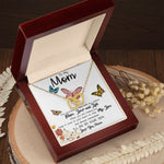 To My Mom Necklace, I'll Be By Your Side, To My Mom Gift Necklace Mother's Day Interlocking Hearts Necklace