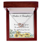 Mother Necklace - No Matter What - I Will Always Love You Mom Necklace Mother's Day Interlocking Hearts Necklace
