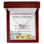 Mother Necklace - No Matter What - I Will Always Love You Mom Necklace Mother's Day Interlocking Hearts Necklace