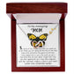 Mom Necklace Gift - To My Amazing Mom - From Son - Beautiful Gift Set Mom Necklace Mother's Day Interlocking Hearts Necklace