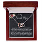 To My Bonus Mom Necklace, Thank You For Everything Mother's Day Gift For Mom Mother's Day Interlocking Hearts Necklace