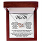 To My Beautiful Mom Necklace The Best Mom Anyone Could Wish For, Mother's Day Gift Necklace Mother's Day Interlocking Hearts Necklace