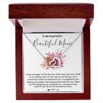 Mother-In-Law Necklace, Necklace Gift For Boyfriend's Mom, To My Boyfriend's Mom Gift, Future Mother-In-Law Mother's Day Interlocking Hearts Necklace