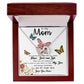 To My Mom Necklace, I'll Be By Your Side, To My Mom Gift Necklace Mother's Day Interlocking Hearts Necklace