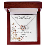 Mom Necklace - I'll Hold You In My Heart Mother's Day Gift Mother's Day Interlocking Hearts Necklace