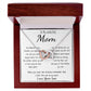 Mom Necklace - Gift for Mom from Son Mother's Day Interlocking Hearts Necklace