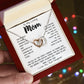 To My Loving Mom Necklace Gift I Need To Say Mom I Love You Gift For Her Mother's Day Necklace Mother's Day Interlocking Hearts Necklace