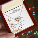 Mom Necklace - I'll Hold You In My Heart Mother's Day Gift Mother's Day Interlocking Hearts Necklace