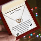 Mom Necklace, Mom To Be Necklace, Pregnancy Gift For Mom To Be, Mommy Present From Unborn Baby, Gift For Expecting Moms Mother's Day Interlocking Hearts Necklace