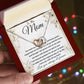 Mom Necklace - To My Mom - Love You Always And Forever - Mother's Day Gift Mother's Day Interlocking Hearts Necklace