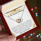 Mommy Necklace, To My Amazing Mommy Gift Necklace, 1st Mother’s Day Present For New Mom From New Born Baby, Sentimental Gift From Baby To Mom, New Mommy Gift Mother's Day Interlocking Hearts Necklace