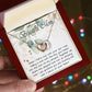 Boyfriend’s Mom Necklace, Gift For Boyfriend’s Mom, To My Boyfriends Mom Necklace Mother's Day Interlocking Hearts Necklace