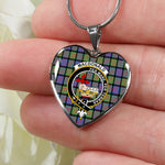 MacDonald Clan Donald Ancient Scottish Clan Heart Necklacemother's day gifts, gifts for mom, best gift for girlfriend, Tartan Heart Necklace Jewelry, Gold Heart Necklace, Silver Heart Necklace, Plaid Heart Necklace