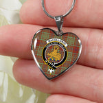 MacGillivray Hunting Ancient Scottish Clan Heart Necklacemother's day gifts, gifts for mom, best gift for girlfriend, Tartan Heart Necklace Jewelry, Gold Heart Necklace, Silver Heart Necklace, Plaid Heart Necklace