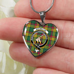MacMillan Old Ancient Scottish Clan Heart Necklacemother's day gifts, gifts for mom, best gift for girlfriend, Tartan Heart Necklace Jewelry, Gold Heart Necklace, Silver Heart Necklace, Plaid Heart Necklace