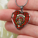 MacKinnon Modern Scottish Clan Heart Necklacemother's day gifts, gifts for mom, best gift for girlfriend, Tartan Heart Necklace Jewelry, Gold Heart Necklace, Silver Heart Necklace, Plaid Heart Necklace