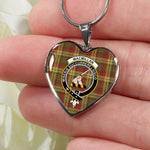MacMillan Old Weathered Scottish Clan Heart Necklacemother's day gifts, gifts for mom, best gift for girlfriend, Tartan Heart Necklace Jewelry, Gold Heart Necklace, Silver Heart Necklace, Plaid Heart Necklace