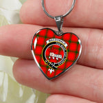 MacDonald Of Sleat Scottish Clan Heart Necklacemother's day gifts, gifts for mom, best gift for girlfriend, Tartan Heart Necklace Jewelry, Gold Heart Necklace, Silver Heart Necklace, Plaid Heart Necklace