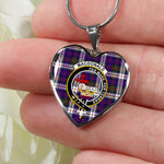 MacDonald Clan Donald Dress Modern Scottish Clan Heart Necklacemother's day gifts, gifts for mom, best gift for girlfriend, Tartan Heart Necklace Jewelry, Gold Heart Necklace, Silver Heart Necklace, Plaid Heart Necklace