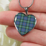 MacPhail Scottish Clan Heart Necklacemother's day gifts, gifts for mom, best gift for girlfriend, Tartan Heart Necklace Jewelry, Gold Heart Necklace, Silver Heart Necklace, Plaid Heart Necklace