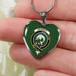 Kennedy Scottish Clan Heart Necklacemother's day gifts, gifts for mom, best gift for girlfriend, Tartan Heart Necklace Jewelry, Gold Heart Necklace, Silver Heart Necklace, Plaid Heart Necklace