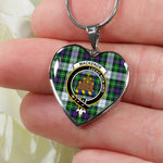 MacKenzie Dress Modern Scottish Clan Heart Necklacemother's day gifts, gifts for mom, best gift for girlfriend, Tartan Heart Necklace Jewelry, Gold Heart Necklace, Silver Heart Necklace, Plaid Heart Necklace