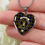 MacLellan Modern Scottish Clan Heart Necklacemother's day gifts, gifts for mom, best gift for girlfriend, Tartan Heart Necklace Jewelry, Gold Heart Necklace, Silver Heart Necklace, Plaid Heart Necklace