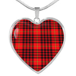 MacIan Scottish Clan Heart Necklacemother's day gifts, gifts for mom, best gift for girlfriend, Tartan Heart Necklace Jewelry, Gold Heart Necklace, Silver Heart Necklace, Plaid Heart Necklace