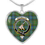 MacMillan Hunting Ancient Scottish Clan Heart Necklacemother's day gifts, gifts for mom, best gift for girlfriend, Tartan Heart Necklace Jewelry, Gold Heart Necklace, Silver Heart Necklace, Plaid Heart Necklace