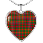 Innes Scottish Clan Heart Necklacemother's day gifts, gifts for mom, best gift for girlfriend, Tartan Heart Necklace Jewelry, Gold Heart Necklace, Silver Heart Necklace, Plaid Heart Necklace