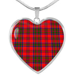 MacKillop Scottish Clan Heart Necklacemother's day gifts, gifts for mom, best gift for girlfriend, Tartan Heart Necklace Jewelry, Gold Heart Necklace, Silver Heart Necklace, Plaid Heart Necklace