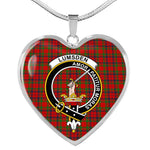 Lumsden Of Kintore Scottish Clan Heart Necklacemother's day gifts, gifts for mom, best gift for girlfriend, Tartan Heart Necklace Jewelry, Gold Heart Necklace, Silver Heart Necklace, Plaid Heart Necklace