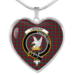 Lindsay Scottish Clan Heart Necklacemother's day gifts, gifts for mom, best gift for girlfriend, Tartan Heart Necklace Jewelry, Gold Heart Necklace, Silver Heart Necklace, Plaid Heart Necklace