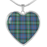 MacPhail Scottish Clan Heart Necklacemother's day gifts, gifts for mom, best gift for girlfriend, Tartan Heart Necklace Jewelry, Gold Heart Necklace, Silver Heart Necklace, Plaid Heart Necklace