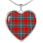 MacLeay Scottish Clan Heart Necklacemother's day gifts, gifts for mom, best gift for girlfriend, Tartan Heart Necklace Jewelry, Gold Heart Necklace, Silver Heart Necklace, Plaid Heart Necklace