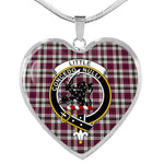 Little Dress Scottish Clan Heart Necklacemother's day gifts, gifts for mom, best gift for girlfriend, Tartan Heart Necklace Jewelry, Gold Heart Necklace, Silver Heart Necklace, Plaid Heart Necklace