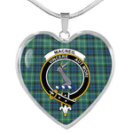 MacNeil of Colonsay Scottish Clan Heart Necklacemother's day gifts, gifts for mom, best gift for girlfriend, Tartan Heart Necklace Jewelry, Gold Heart Necklace, Silver Heart Necklace, Plaid Heart Necklace