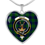 Keith Modern Scottish Clan Heart Necklacemother's day gifts, gifts for mom, best gift for girlfriend, Tartan Heart Necklace Jewelry, Gold Heart Necklace, Silver Heart Necklace, Plaid Heart Necklace